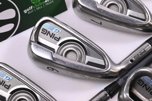 Left Hand Ping G Series Irons / 5-PW+GW+SW / Black Dot / Regular Flex Ping CFS - Picture 1 of 7