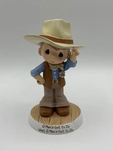 Precious Moments Tribute To John Wayne Lil Duke Figurine A Mans Got To Do - Picture 1 of 7