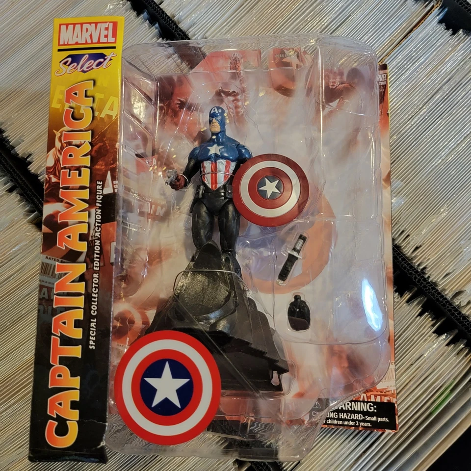 Экшн-фигурка Marvel Select Captain America Diamond 2021 - Изображение 1 из 1
