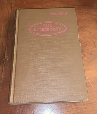 Rubber Band Rex Stout 1937 Grosset & Dunlap First  Edition Nero Wolfe Foto 1 de 4