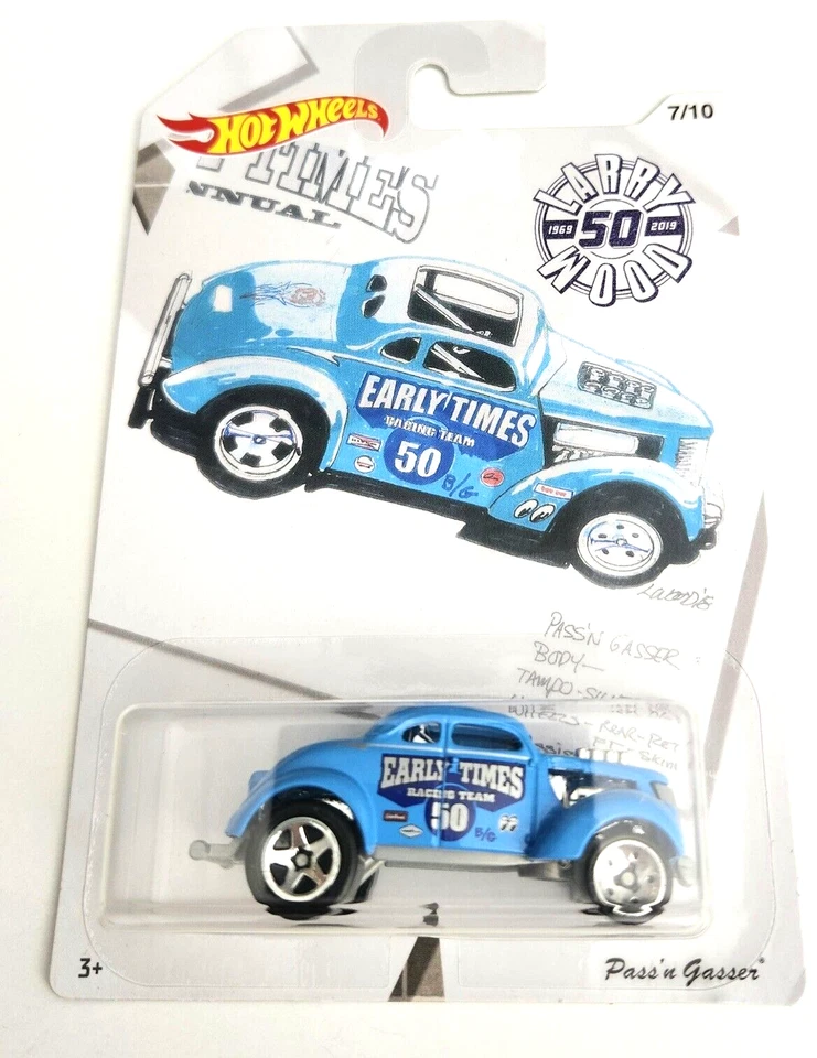 2019 Hot Wheels Larry Wood 50th Anniversary Complete Set of 10