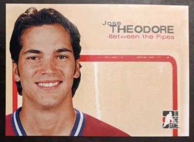 2005 - 2006 ITG Between The Pipes Jose Theodore #20 Hockey Card - Image 1 of 2