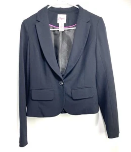 Candie’s jacket blazer slacks Black Sz Small RG03 - Picture 1 of 5