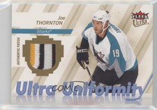 2007-08 Fleer Ultra Ultra Uniformity Patch /25 Joe Thornton #U-JT Patch