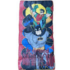 Sac de couchage pour enfant vintage années 1990 DC Comics Batman & Robin