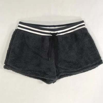 Pantalones cortos de salón PJ Salvage para mujer talla mediana Suave Elástico Piel sintética Cintura elástica Negro Foto 1 de 4