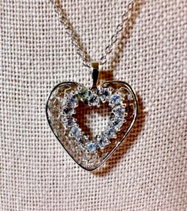 Collar Corazón Colgante Vintage - Imagen 1 de 7
