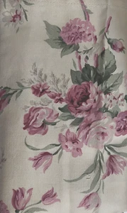 Lauren Ralph Lauren Yellow/Pink Roses 22" Square Cotton Napkins Cottage Romantic - Picture 1 of 9