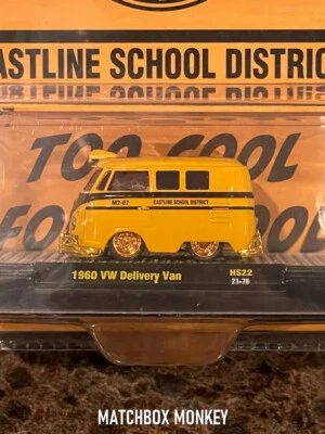 Volkswagen M2 Machines Hobby HS22 1960 VW Delivery Van School Bus CHASE RARE HTF - Image 1 of 4