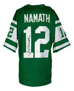 Joe Namath New York Signed Green Football Jersey PSA/DNA Hologram