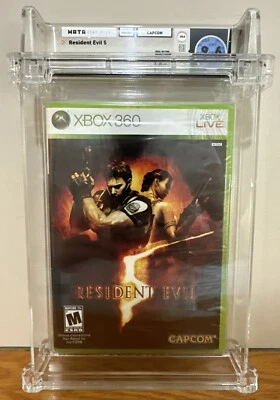 RESIDENT EVIL 5 XBOX 360 2009 WATA 9.6 A+ 1ST EDITION NO XBOX LIVE GAME STICKER - Image 1 of 4