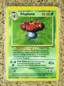 🌀HOLOGRAPHIC VILEPLUME🌀 Pokémon Jungle 15/64 | No Symbol Misprint Error | Rare - Picture 1 of 10