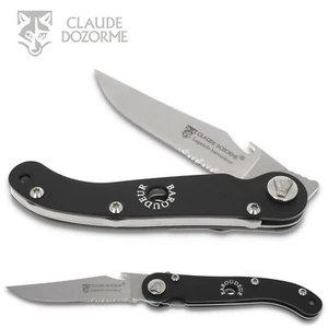 Navaja Claude Dozorme Laguiole BAROUDEUR - mango aluminio anodizado negro - Imagen 1 de 6