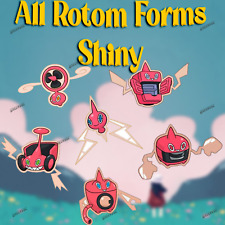 All Rotom Forms Bundle Shiny 6IV EVs Pokemon Brilliant Diamond Shining Pearl