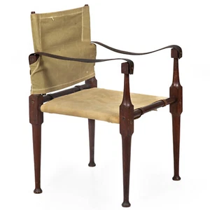 Authentic British Antique Roorkhee “Safari” Campaign Chair - Picture 1 of 24