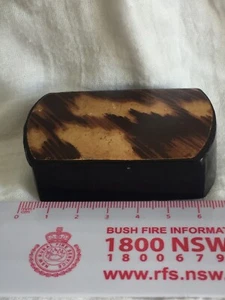 Vintage Paper Mache Snuff Box - Picture 1 of 7
