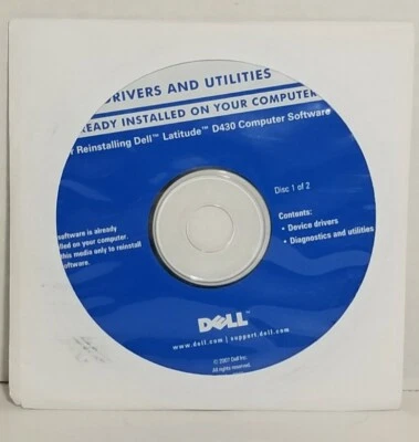 Dell Latitude D430 Computers Software Disk Media Drivers And Utilities Sealed - Image 1 of 2
