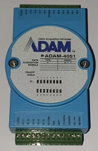 ADVANTECH DATA ACQUISITION MODULE ADAM-4051 ISOLATED DIGITAL INPUT MODULE - Picture 1 of 3