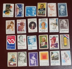 US MNH Postage Stamps Set of 24 Different 15c Commemoratives. - Picture 1 of 1