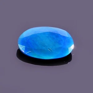 Ópalo etíope negro natural corte cara 1,45 quilates ovalado piedra preciosa suelta 12X8X3 mm - Imagen 1 de 2