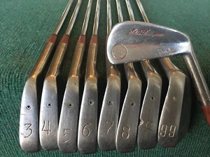 STAN THOMPSON STAINLESS STEEL IRON SET - RH, 2-9+99, Stiff Steel - Sweet Set - Picture 1 of 10