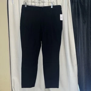 Pantaloni donna Gap 12 firmati skinny alla caviglia elasticizzati neri vita media nuovi con etichetta - Foto 1 di 2
