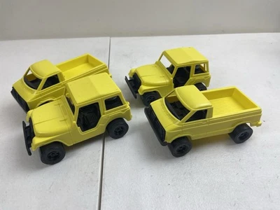 Strombecker Made in USA Toy Yellow Bundle Lot Of 4 Trucks - Image 1 of 4