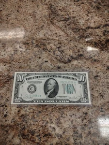 1934-D $10 Dollar Federal Reserve STAR Note Philadelphia PA hard to find - Picture 1 of 9