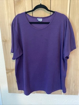 My Pieces Purple Short Sleeve Size 2X - Image 1 of 2