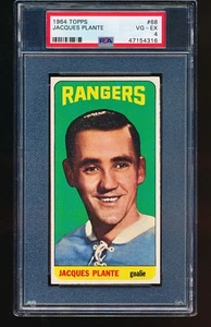 1964 Topps JACQUES PLANTE #68 PSA 4 - Picture 1 of 2