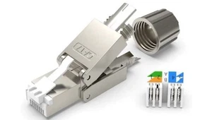 Modularstecker RJ-45 8p8c Kat.7 FTP werkzeuglos abgeschirmt - Bild 1 von 1