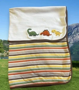 Gymboree Dinosaur Blanket T-Rex 2011 Baby Boy Blanket Security Blanket Lovey - Picture 1 of 13