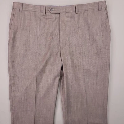 Pantalones Hart Schaffner Marx Para Hombre 42R Gris Lana Vestido Pantalones Pantalones Clásicos Foto 1 de 4