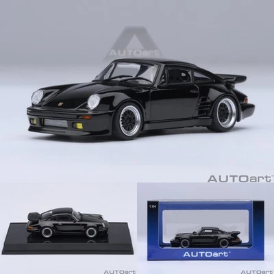 AUTOART 1:64 Porsche PORSCHE 911 (930) TURBO Blackbird Car Model - Image 1 of 4
