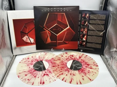 Asking Alexandria Self Titled Vinyl Cloudy Clear w/ Red Splatter Limited 250 - Image 1 of 4