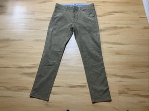Peter Millar Pants Brown Mens Corduroy Straight Leg Stretch Size 36x33 - Picture 1 of 7