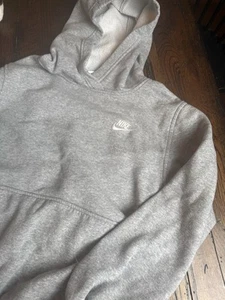 Nike Hoodie Gray Kids Size Large - Picture 1 of 6