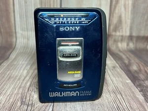 Sony WM-FX181 Blue Walkman FM/AM Vintage Cassette Player For Parts or Repair - Picture 1 of 5