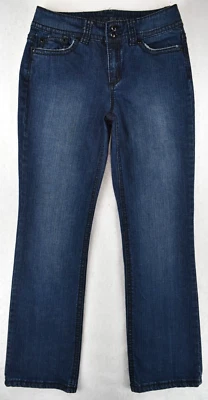 Code Blue Annette Modern Rise Bootcut Jeans Dark Wash Blue Denim Womens Sz 6/27 - Image 1 of 4