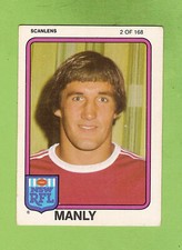 1981  MANLY SEA EAGLES  SCANLENS RUGBY LEAGUE CARD  #2  TERRY  RANDALL