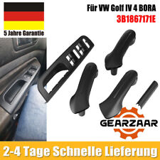 Türgriff Abdeckung 4er Innen + Blende SCHWARZ für VW Golf 4 IV