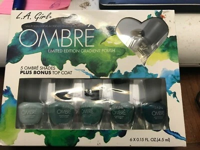 L.A. GIRL OMBRE LIMITED GRADIENT POLISH 6pc SET 0.15oz EACH Spring Fling GNL605 - Image 1 of 3