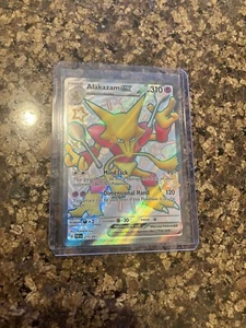 Pokemon Paldean Fates 215/091 Alakazam ex Full Art 2024 Shiny Holo Rare NM+ - Picture 1 of 2