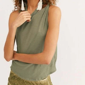 Free People We The Free Twist Tank / Moss - Picture 1 of 4