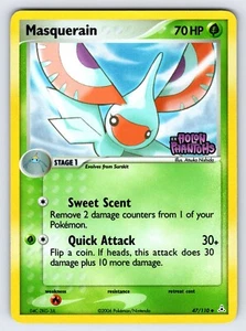 Masquerain 47/110 2006 EX Holon Phantoms Pokemon Card Reverse Holo Uncommon VLP - Picture 1 of 2