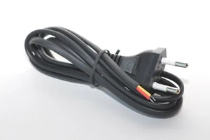 2x Anschlusskabel / Netzkabel mit Eurostecker, 1.5 m, offenes Ende, schwarz   - Picture 1 of 1