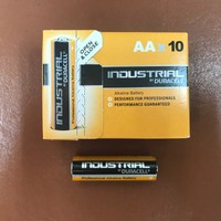 2 x Duracell AA Battery Industrial Alkaline Batteries 1.5V LR6 Longest Expiry