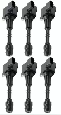 Paquete de 6 bobinas de encendido para Nissan Altima Frontier Máxima Quest Pathfinder V6 UF349 Foto 1 de 4