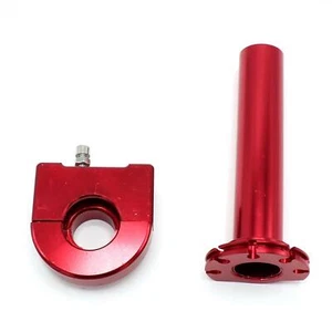 Pit Bike Red CNC Throttle Assembly 7/8 inch 22mm - Picture 1 of 3