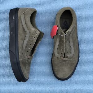 Vans Old Skool (Nubuck) Military Olive/Black Skate Shoes VN0A5AO95J9 NIB